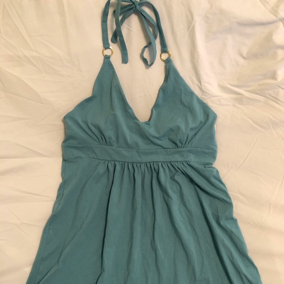 turquoise swim cover up